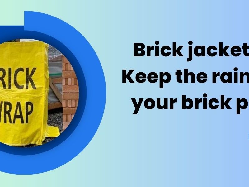 Brick jackets: Keep the rain off your brick&nbsp;pile